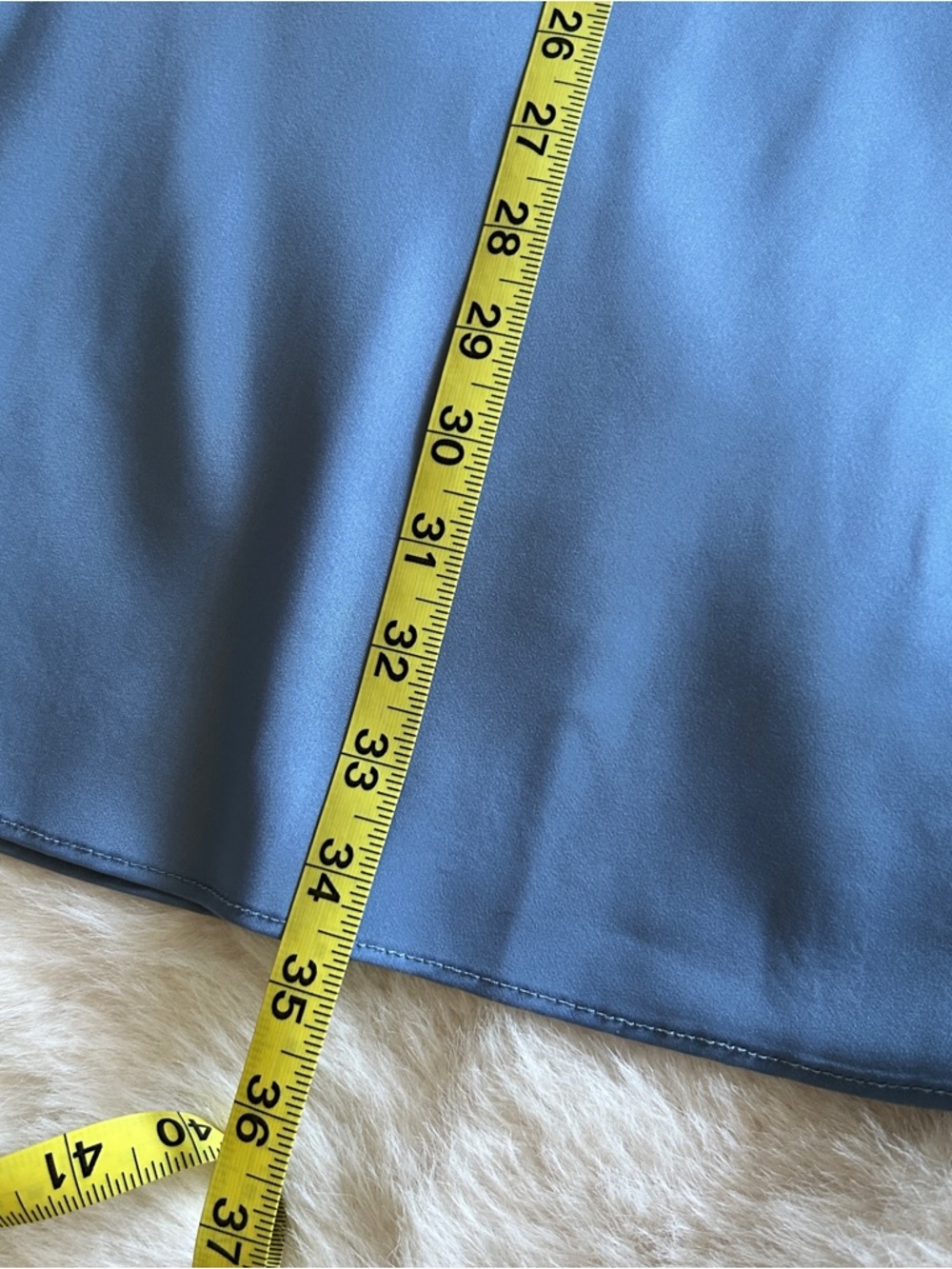 3/$20 Blue Midi Skirt M - Picture 10 of 10